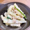 ゆいっぴーー's cooksnap of when they made レンコンきゅうりツナ缶のごまマヨサラダ.