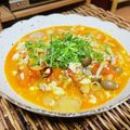 料理男子部🍻's cooksnap of when they made 豚肉と豆腐のトマトキムチ煮.