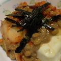sayaendo＊'s cooksnap of when they made 美腸ダイエットに☆納豆キムチ豆腐☆.