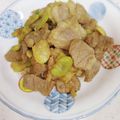 よりきっちゃん's cooksnap of when they made そら豆と豚肉のガーリック炒め.