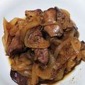 ＊れいぴん＊'s cooksnap of when they made とり肝と玉ねぎの甘煮　話題入り感謝^_^.
