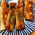 Emihann's cooksnap of when they made たっぷりきのことチーズの簡単春巻き♪.