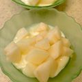 あい♪らんど's cooksnap of when they made ヨーグルトに、ハニーなナシ♪.