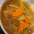 ぷーとんR's cooksnap of when they made ピリ辛春雨スープ.