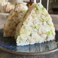ばぢこ's cooksnap of when they made ミョウガいっぱい！ たぬきおにぎり.