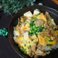 haruku221's cooksnap of when they made 豚と豆腐と卵で♪シャア専用『赤』の他人丼.