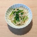 yoshi0803's cooksnap of when they made お弁当☆レンジでもやしほうれん草のナムル.