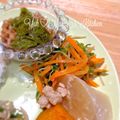 YUH♡ママ's cooksnap of when they made ☺大量消費に☆簡単♪豆苗と人参のナムル☺.