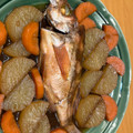 maezuchu's cooksnap of when they made 甘くない魚のアラと根菜の煮付け.