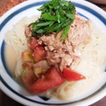 ふか谷's cooksnap of when they made 簡単5分♪冷た～いトマト＆シーチキン素麺.