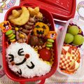 KIKISUKE's cooksnap of when they made ハロウィンキャラ弁＊ジャックオーランタン.