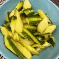 TAIkid's cooksnap of when they made ☆きゅうりのリンゴ酢マリネちゃん.
