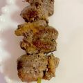 ゆっくん1129's cooksnap of when they made 焼鳥屋のメニュー！『鶏のハツ2種』♬.