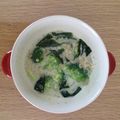 obankoban's cooksnap of when they made 朝ごはんに★オートミールの腸活★豆乳雑炊.