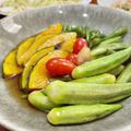 Superlittleboo's cooksnap of when they made 麺つゆで野菜の焼き浸し.