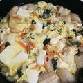 ぴょん☆12's cooksnap of when they made 幼児食に☆めんつゆで簡単に豆腐の卵とじ.