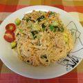 龍青空ママ's cooksnap of when they made 絶品☘️食べるラー油＆塩麹de冷やし素麺.