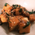 ☆ミーハー☆'s cooksnap of when they made 節約♡厚揚げとニラのピリ辛そぼろ炒め.