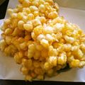 nobnob626's cooksnap of when they made イチオシ★そら豆とトウモロコシの天ぷら.