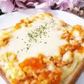 ゆるмαмα's cooksnap of when they made トマケチャ＊卵＊チーズ＊トースト♪.