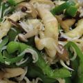 まみこ５１５'s cooksnap of when they made ピーマンとしめじ、シラスの塩昆布炒め.
