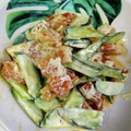 まゆみきママ's cooksnap of when they made 玉ねぎ天ときゅうりのマヨ生姜醤油あえ.