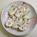 mami99's cooksnap of when they made ☆余ったタマゴの白身で！白い玉子焼き♪.