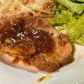 クックRET8BT☆'s cooksnap of when they made 豚ランプ肉のハニーマスタードソテー.