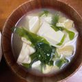 ちゃぎー's cooksnap of when they made ワカメと豆腐味噌汁.