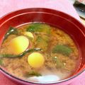 みほプウ♡'s cooksnap of when they made ほっこり温まる♡さつま芋とわかめの味噌汁.