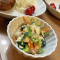 どこでもいっしょ's cooksnap of when they made ✿レンジで簡単！小松菜と人参の白和え✿.