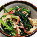 新妻あや's cooksnap of when they made ほうれん草の中華風サラダ.