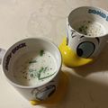 papikun's cooksnap of when they made 朝食夜食にレンジで☆お一人様ミルクスープ.
