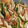 yknobi's cooksnap of when they made 切って混ぜるだけ！ちくわキムチ.