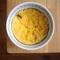 みるく茶's cooksnap of when they made レンジで♡おからと南瓜のスパイスケーキ.