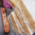 ひっこ's cooksnap of when they made 食パンをラップで包むときの方法.