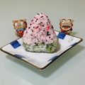キンプリ's cooksnap of when they made ↭スイカ風のおにぎり↭♪.