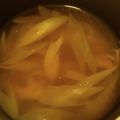 ヨシヨッシー's cooksnap of when they made 朝食に＊竹輪と長ネギのお味噌汁.