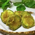 mielle's cooksnap of when they made ズッキーニの天ぷらカレー風味.