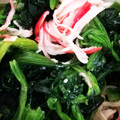 ななみん ママ★★'s cooksnap of when they made 激ｳﾏ!ほうれん草とｶﾆｶﾏのおひたし☆.