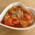 326rei's cooksnap of when they made 切り餅で♪簡単トッポギ風炒め物.