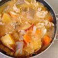 柴犬のお顔☆'s cooksnap of when they made さつまいも入りの美味しい簡単な豚汁♪.