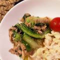 ほけきょ♪'s cooksnap of when they made 簡単！サラダ菜とシーチキン炒め.