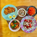 komutatata's cooksnap of when they made 冷しゃぶのトマトと玉ねぎの柚子胡椒ダレ.