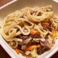 デコヘル's cooksnap of when they made 焼きうどん　すき焼き風味.