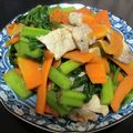 Rick_t's cooksnap of when they made 豚肉と人参ツルムラサキの炒め物.