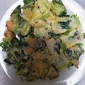 あんこだよ。's cooksnap of when they made 小松菜とあさりのチヂミ.