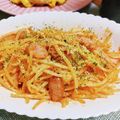 かわゆう1211's cooksnap of when they made もやしとウィンナーのケチャップ炒め.