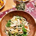 青空にうかぶくも's cooksnap of when they made 水菜と大根の梅ぇ〜サラダ.