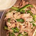 クック2OU7V5☆'s cooksnap of when they made ☆もやしとピーマンと豚肉の炒め☆.